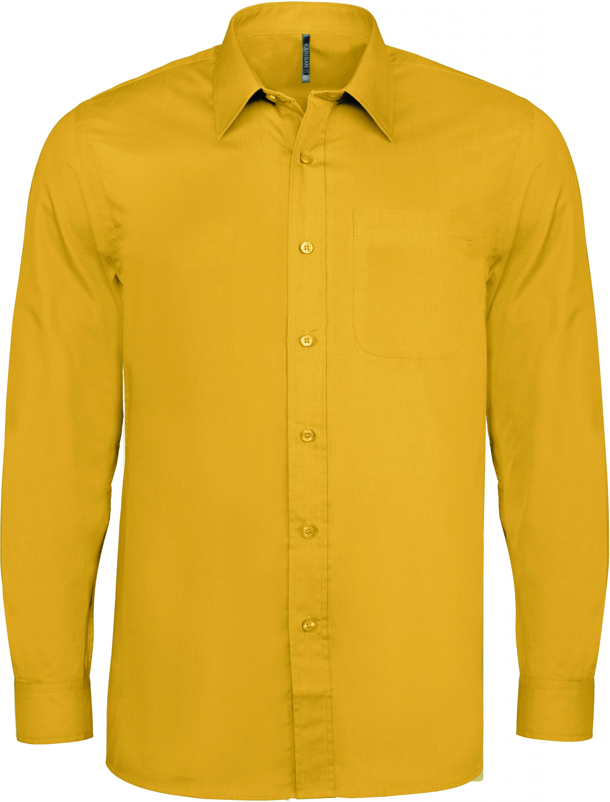 Camisa Amarilla manga larga oxford CML3054 – Delascar